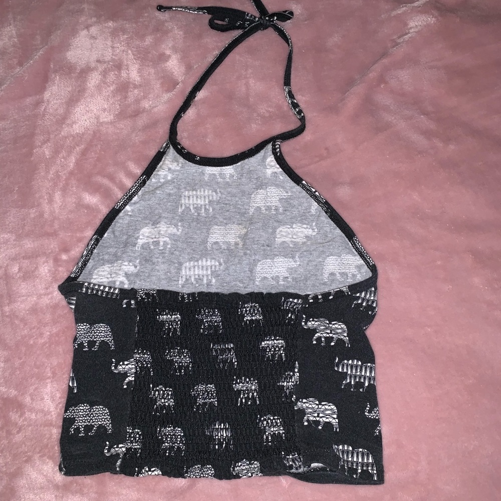 Elephant halter top